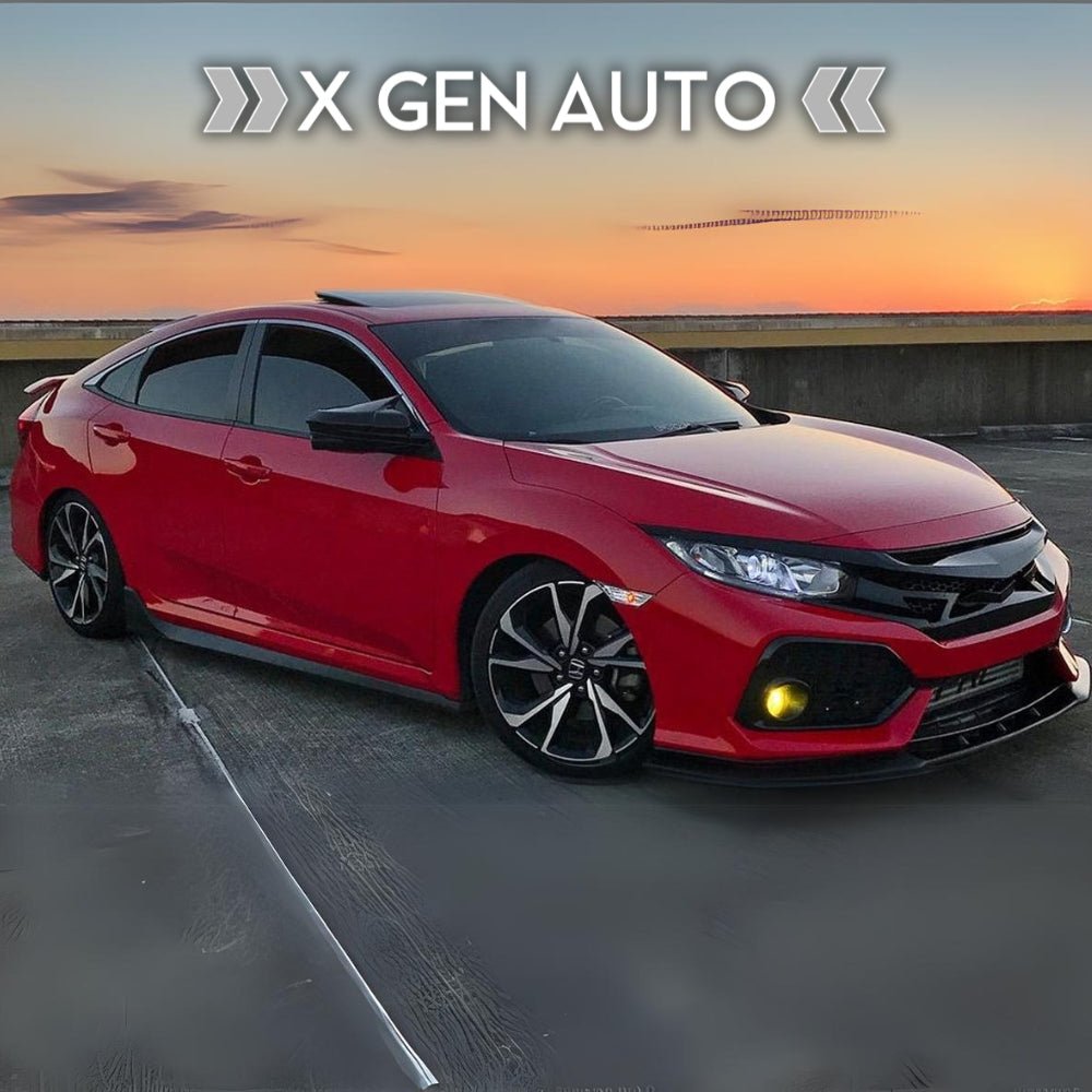 [CIVIC X] V5 SHARK MESH FRONT GRILLE KIT - XGENAUTO