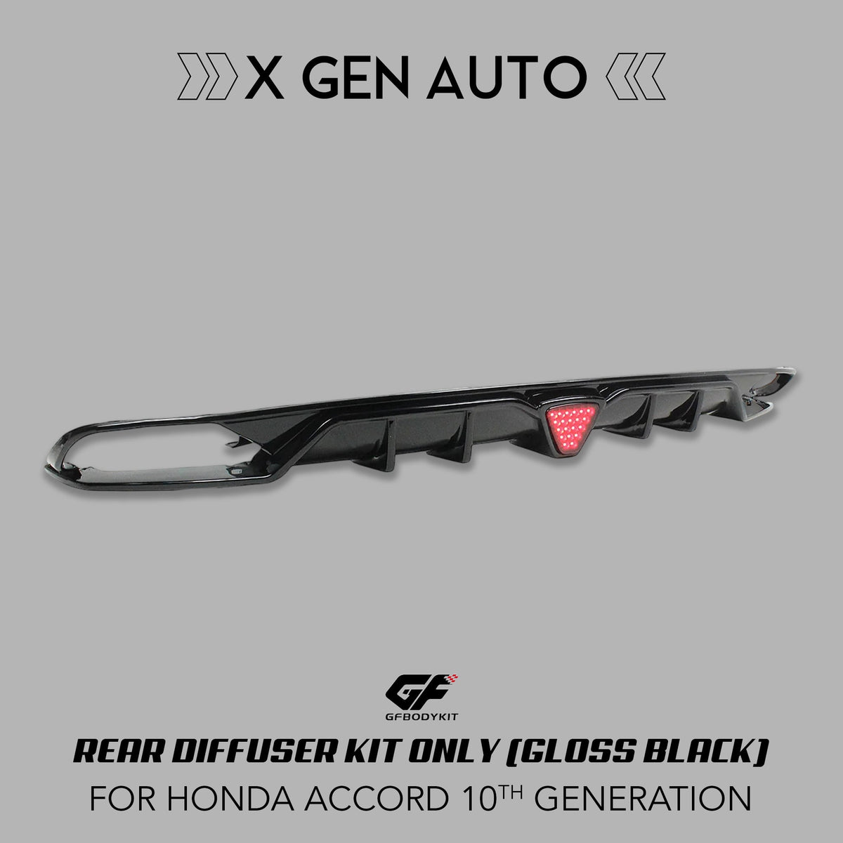 GF BODYKIT© REAR VALENCE DIFFUSER - XGENAUTO