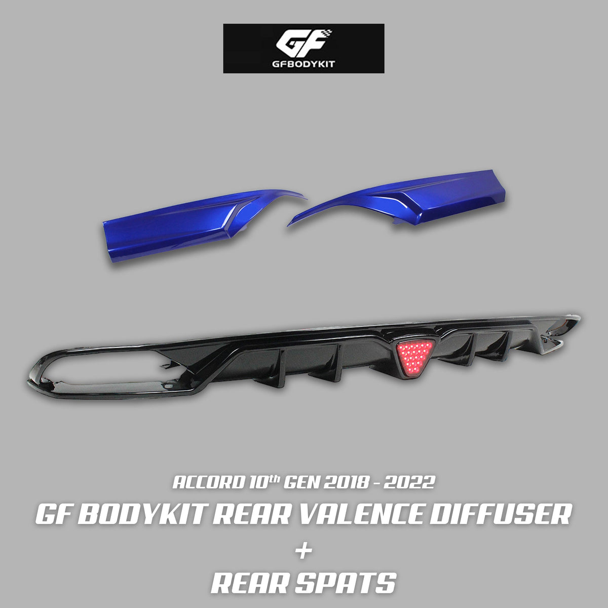 GF BODYKIT© REAR VALENCE DIFFUSER - XGENAUTO