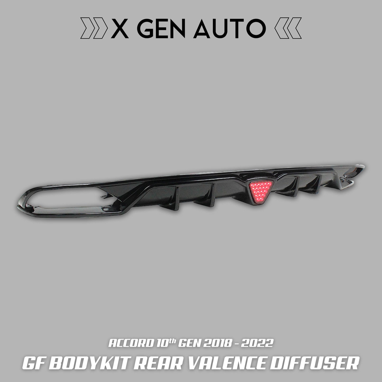 GF BODYKIT© REAR VALENCE DIFFUSER - XGENAUTO