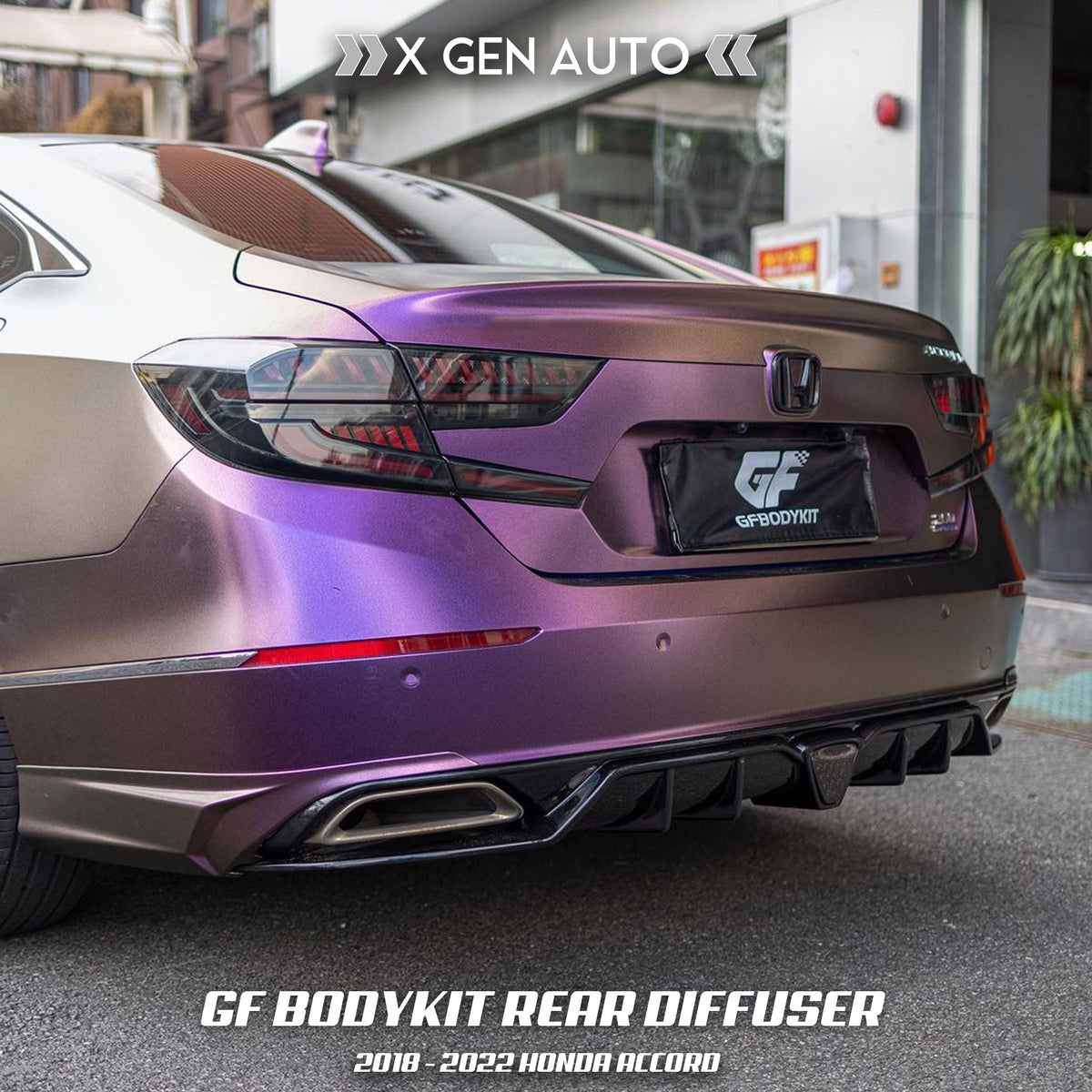 GF BODYKIT© REAR VALENCE DIFFUSER - XGENAUTO