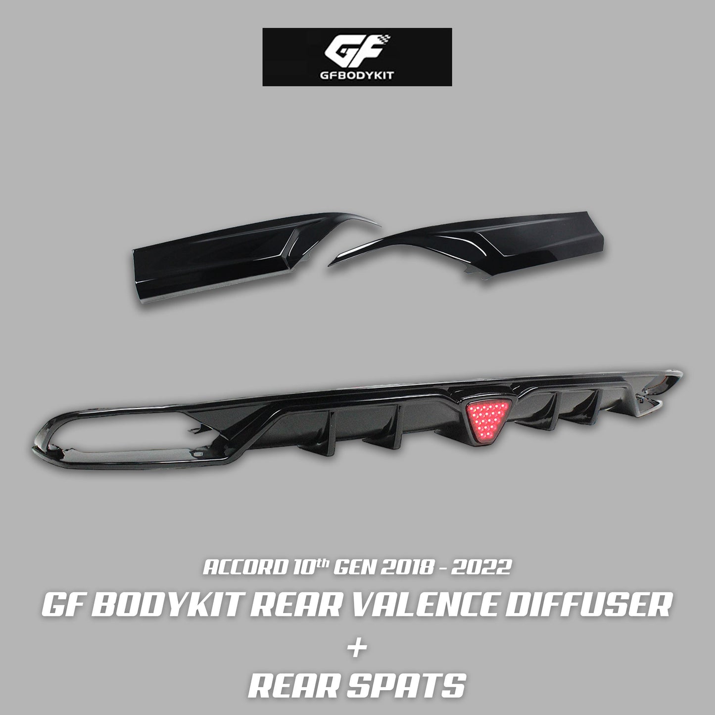 GF BODYKIT© REAR VALENCE DIFFUSER - XGENAUTO