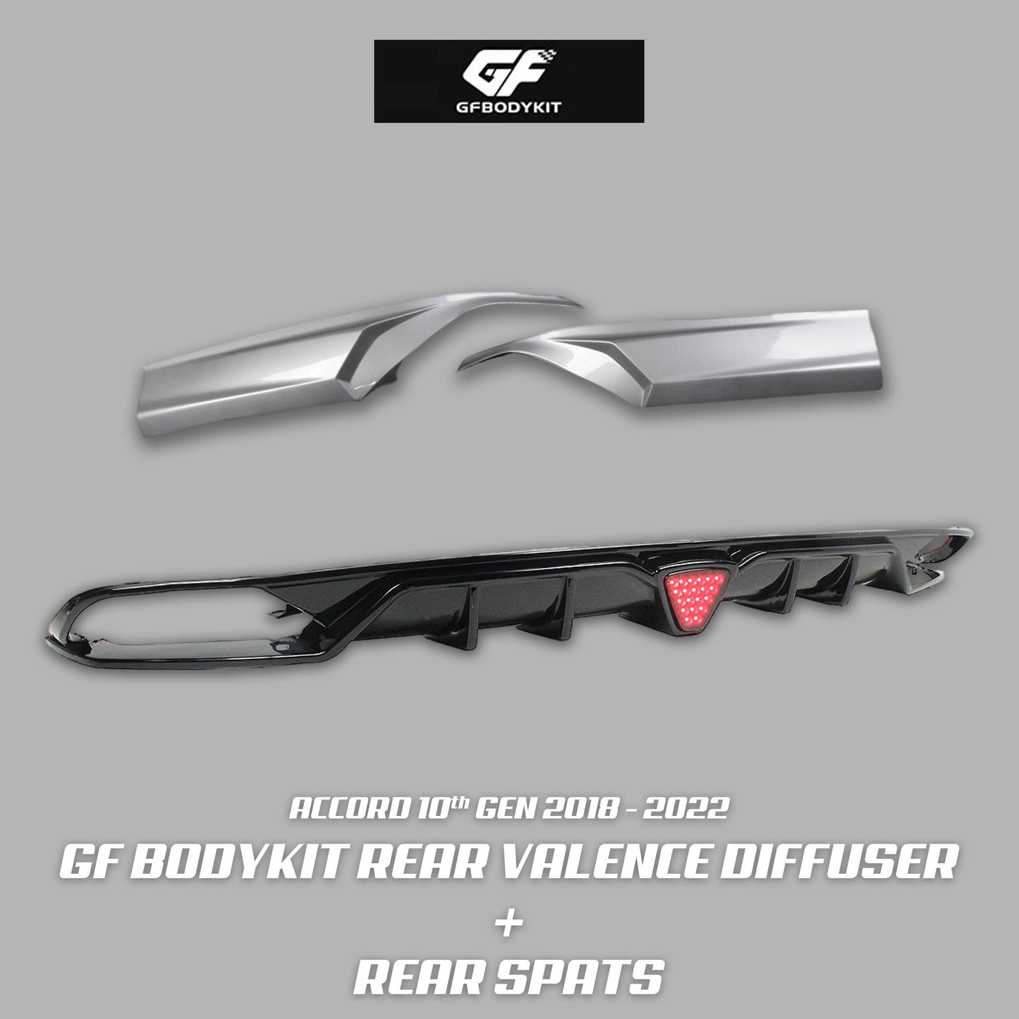 GF BODYKIT© REAR VALENCE DIFFUSER - XGENAUTO