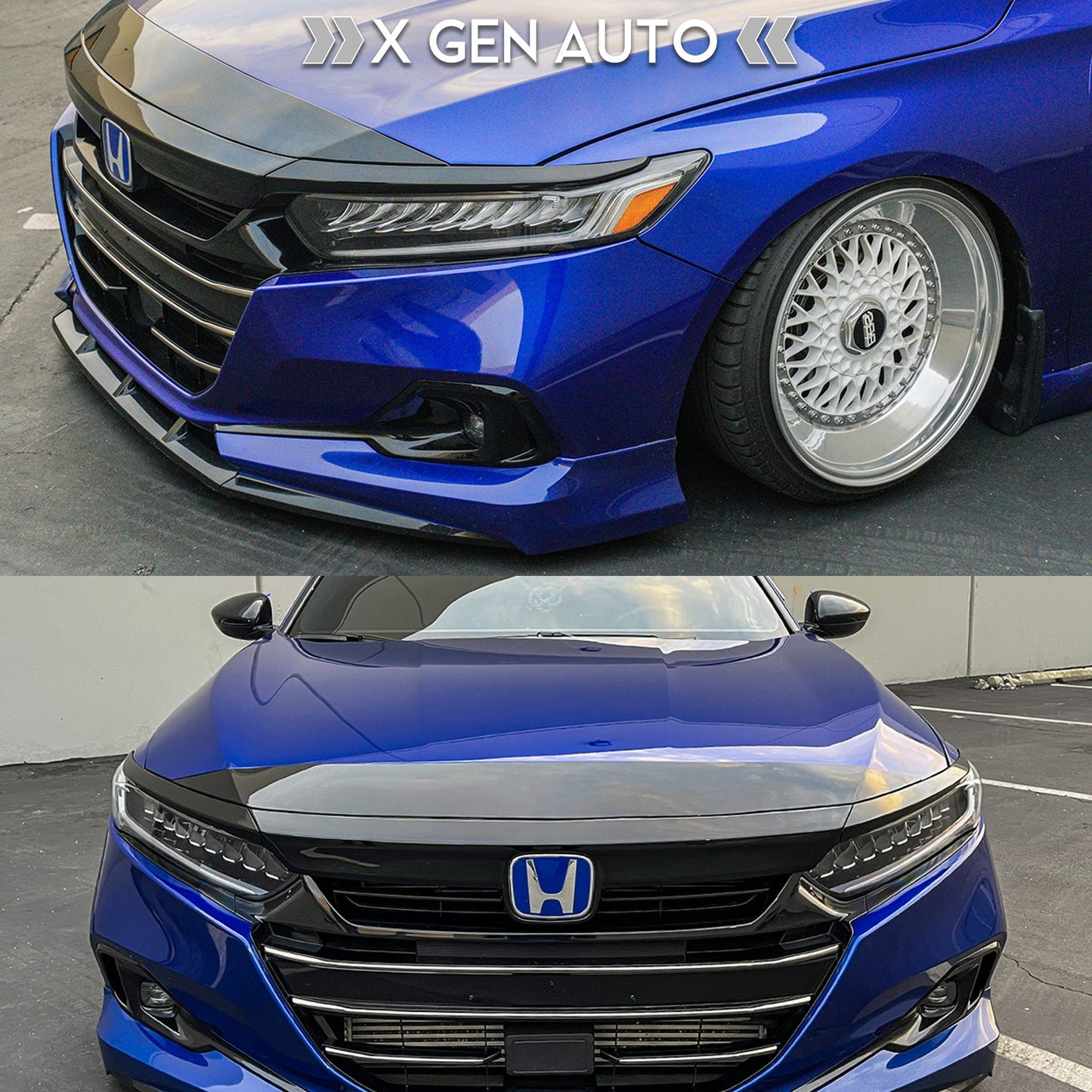 GLOSS BLACK FRONT HOOD COVER - XGENAUTO