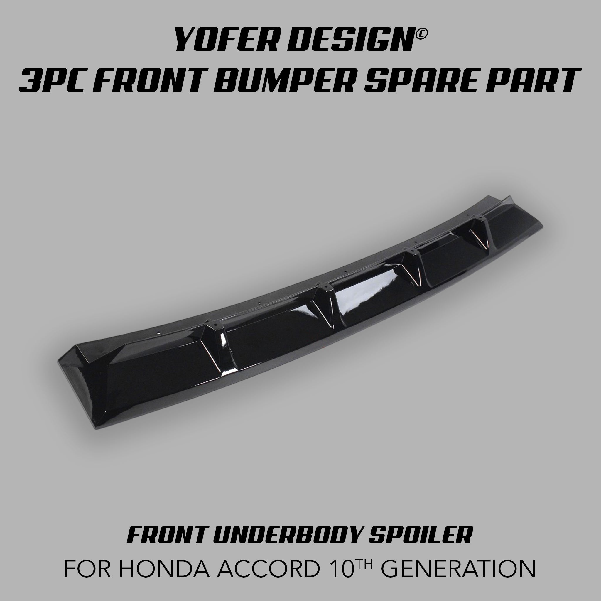 BUY REPLACEMENT PARTS FOR YOFER DESIGN© 3 PIECE FRONT BUMPER KIT ...