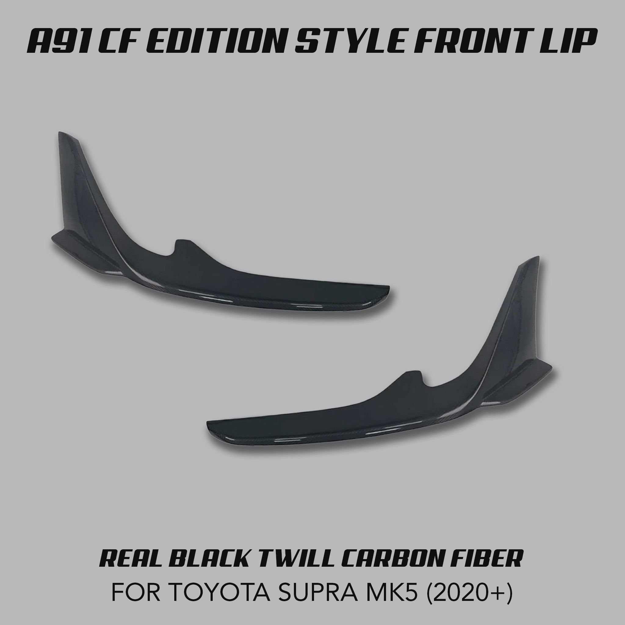 SUPRA MK5] A91 CF EDITION STYLE FRONT LIP – XGENAUTO