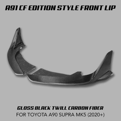 [SUPRA MK5] A91 CF EDITION STYLE FRONT LIP - XGENAUTO