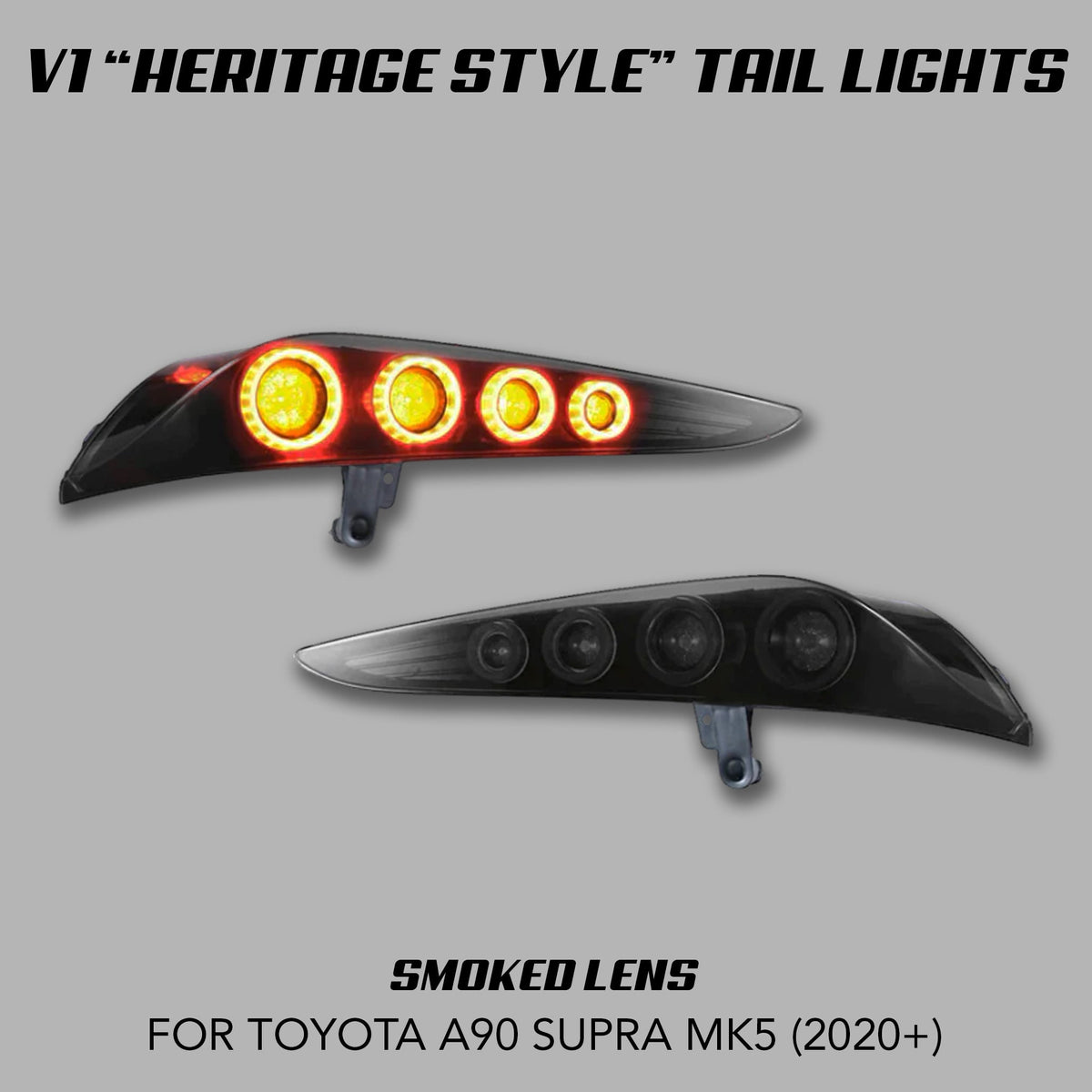 [SUPRA MK5] V1 "HERITAGE STYLE" TAIL LIGHTS - XGENAUTO
