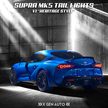 [SUPRA MK5] V1 "HERITAGE STYLE" TAIL LIGHTS - XGENAUTO
