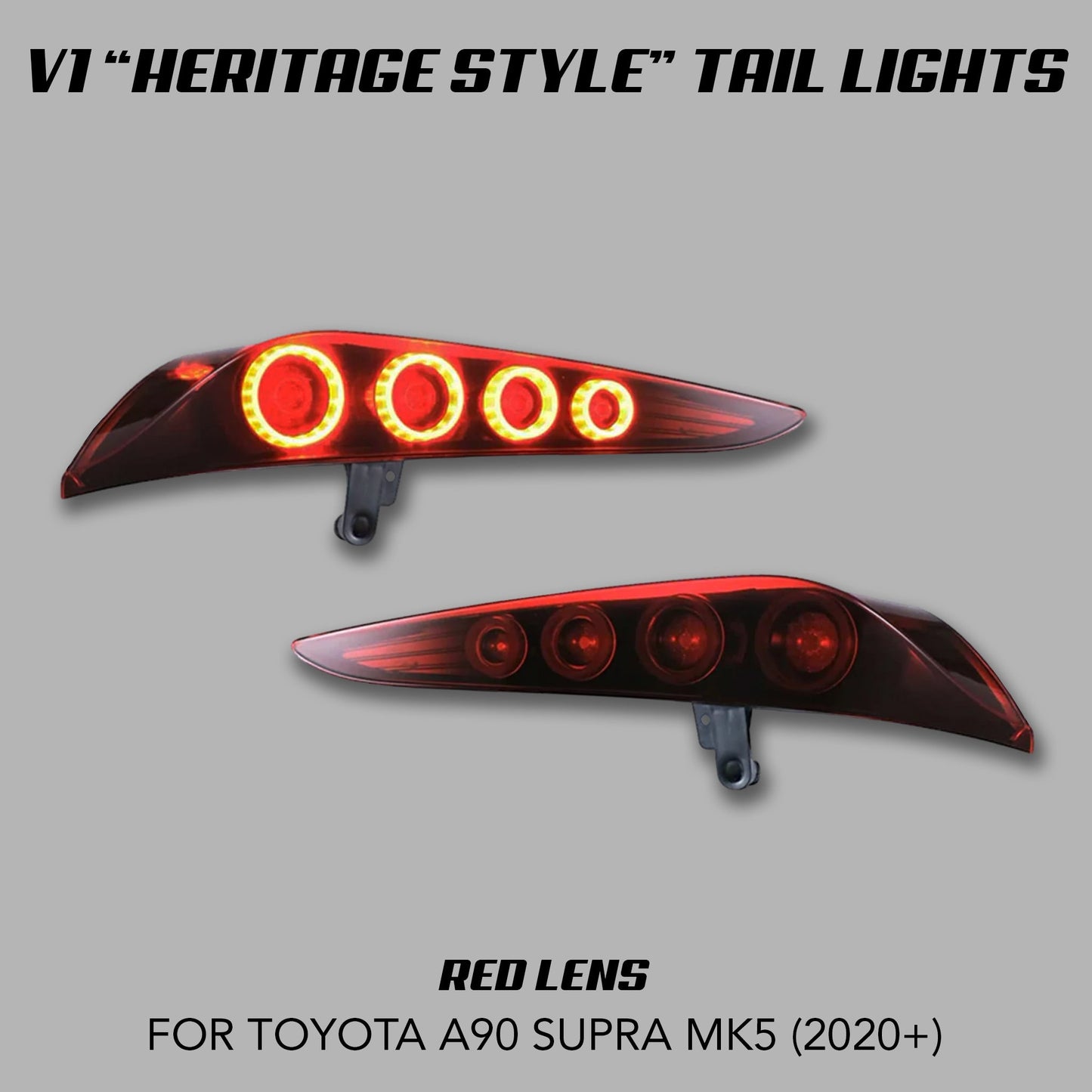 [SUPRA MK5] V1 "HERITAGE STYLE" TAIL LIGHTS - XGENAUTO
