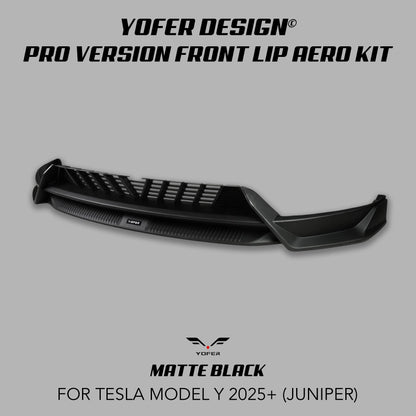 [TESLA MODEL Y 2025+] YOFER DESIGN© PRO VERSION FRONT LIP AERO KIT - XGENAUTO