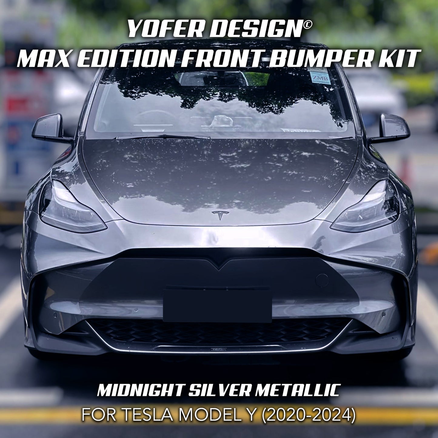 [TESLA MODEL Y] YOFER DESIGN© MAX EDITION FRONT BUMPER KIT - XGENAUTO