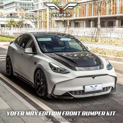 [TESLA MODEL Y] YOFER DESIGN© MAX EDITION FRONT BUMPER KIT - XGENAUTO