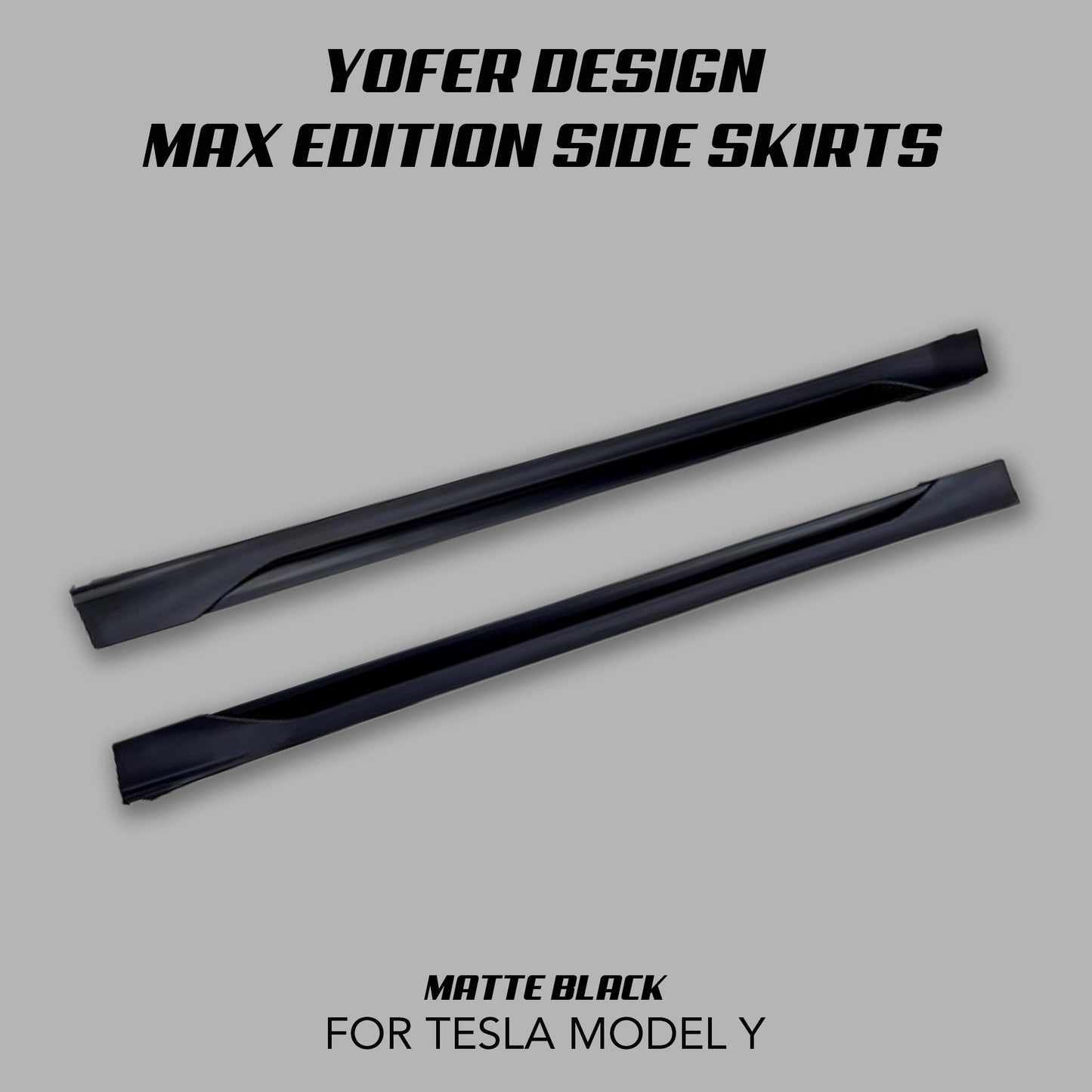 [TESLA MODEL Y] YOFER DESIGN© MAX EDITION SIDE SKIRTS - XGENAUTO