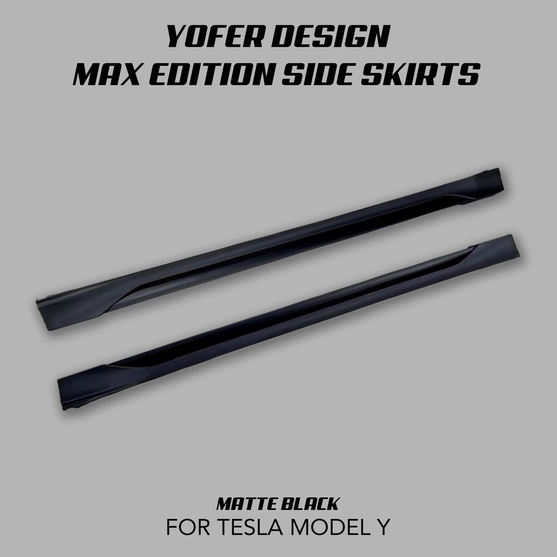 [TESLA MODEL Y] YOFER DESIGN© MAX EDITION SIDE SKIRTS - XGENAUTO