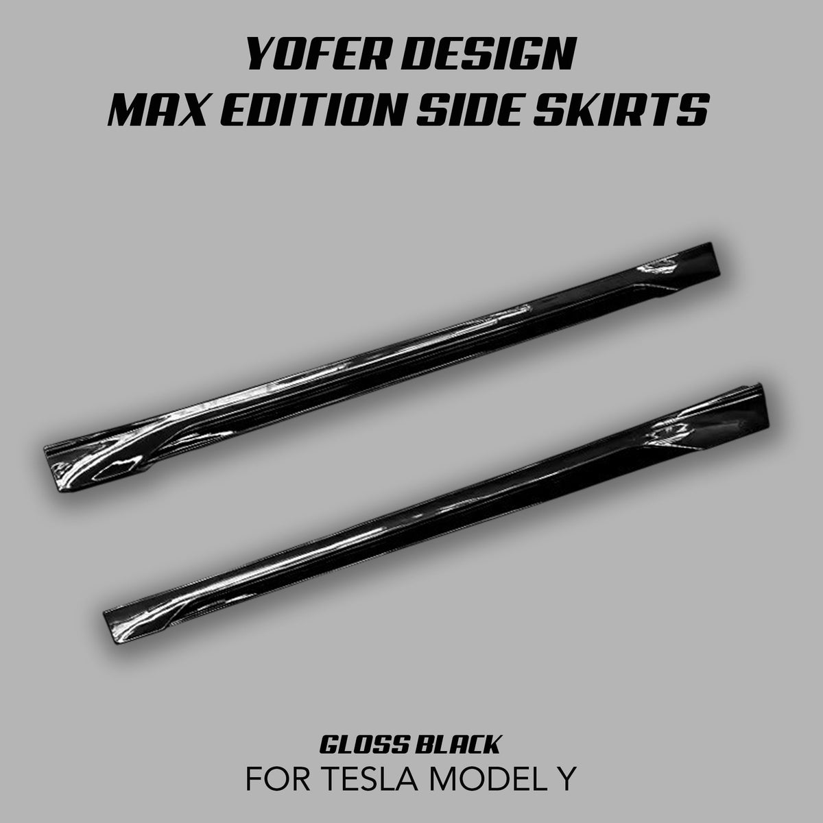 [TESLA MODEL Y] YOFER DESIGN© MAX EDITION SIDE SKIRTS - XGENAUTO