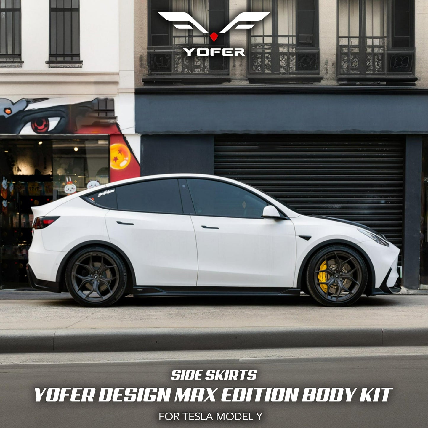 [TESLA MODEL Y] YOFER DESIGN© MAX EDITION SIDE SKIRTS - XGENAUTO
