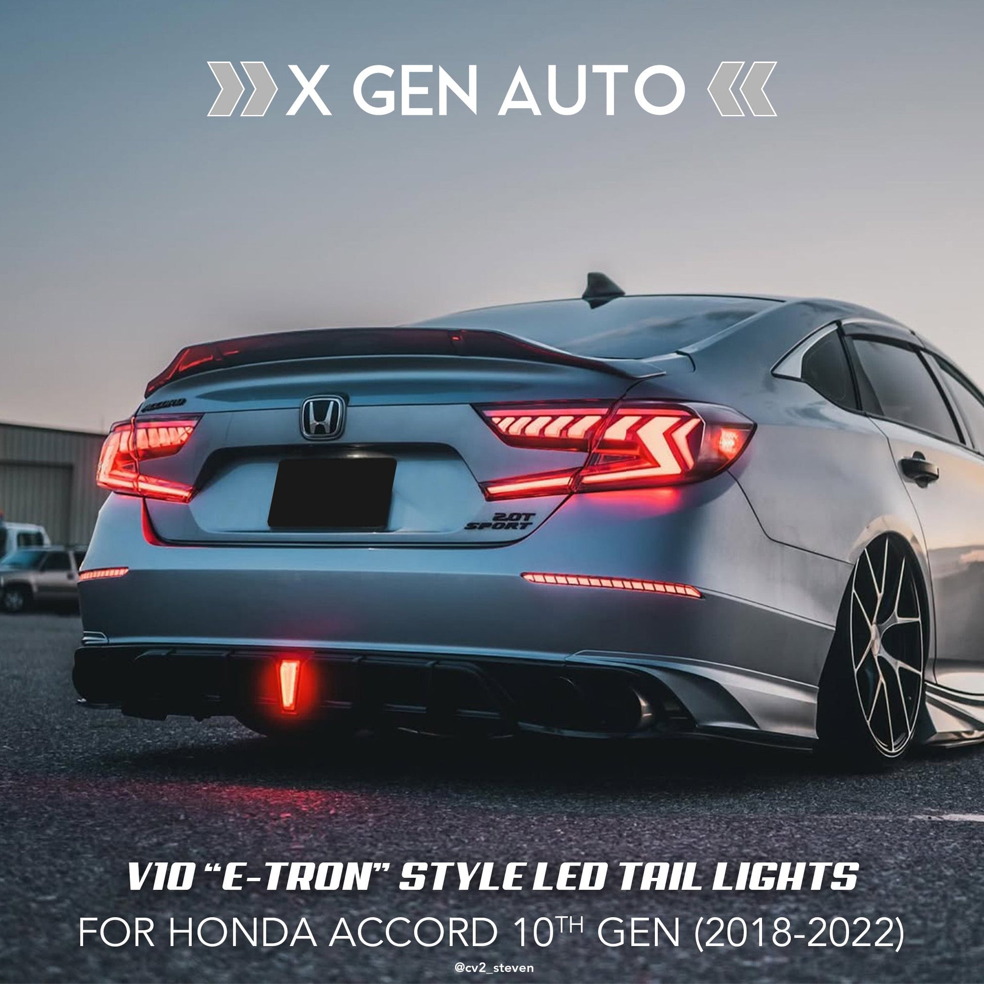 V10 "E - TRON" TAIL LIGHTS - XGENAUTO