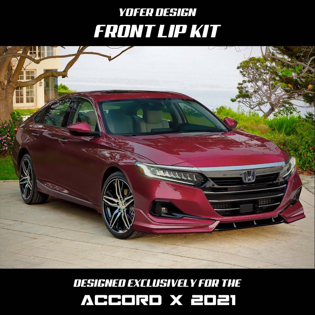 [ACCORD X 2021-2022] YOFER DESIGN© FRONT LIP KIT