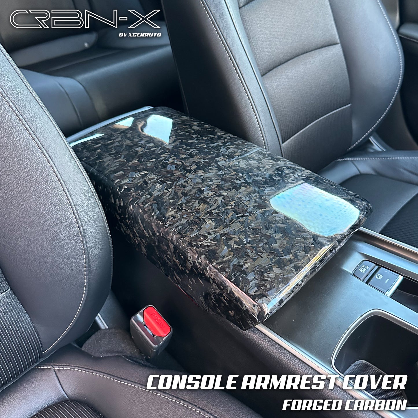 [ACCORD X] REAL CARBON FIBER ARMREST COVER