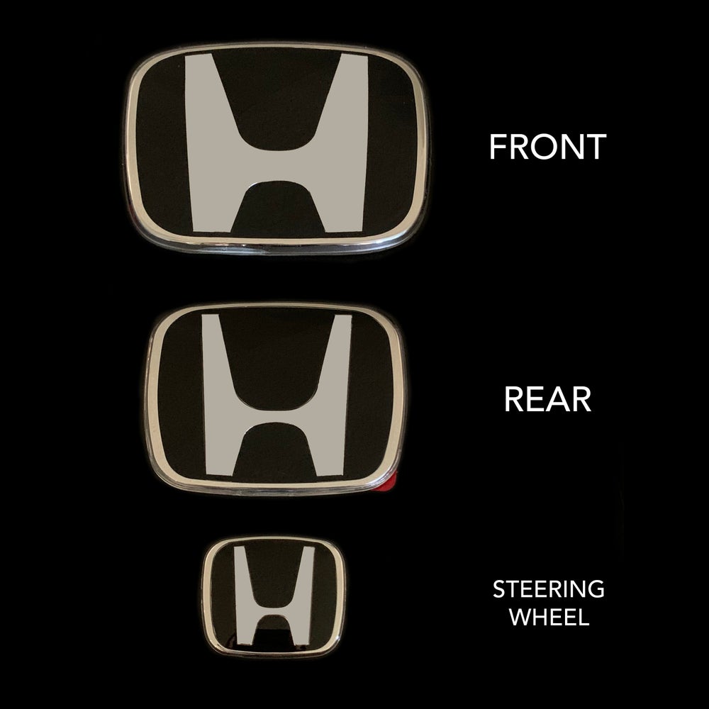Honda - 7th Gen - Civic - Rear Civic Badge Overlay – Badgeskins