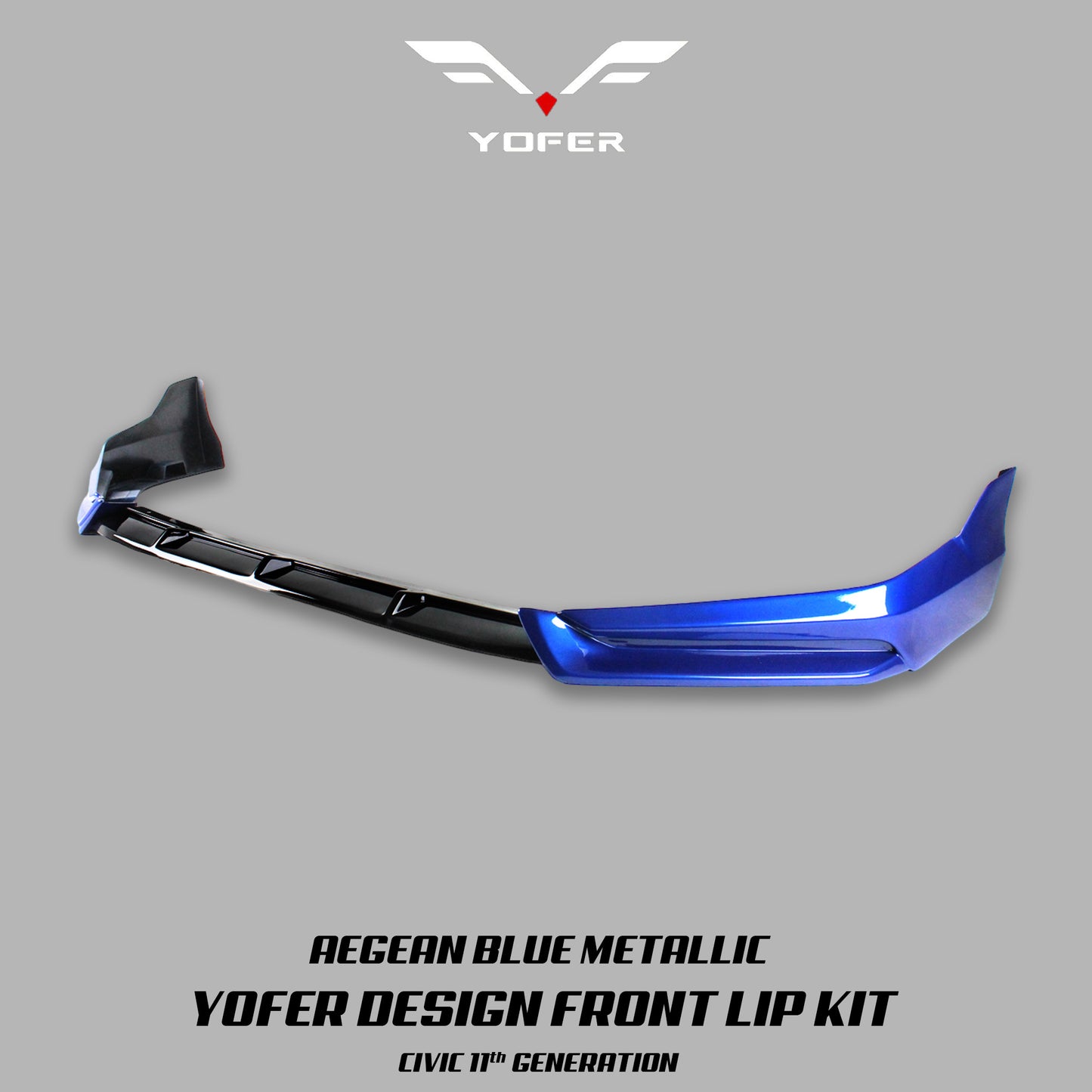 [CIVIC 11TH] YOFER DESIGN© FRONT LIP KIT V1