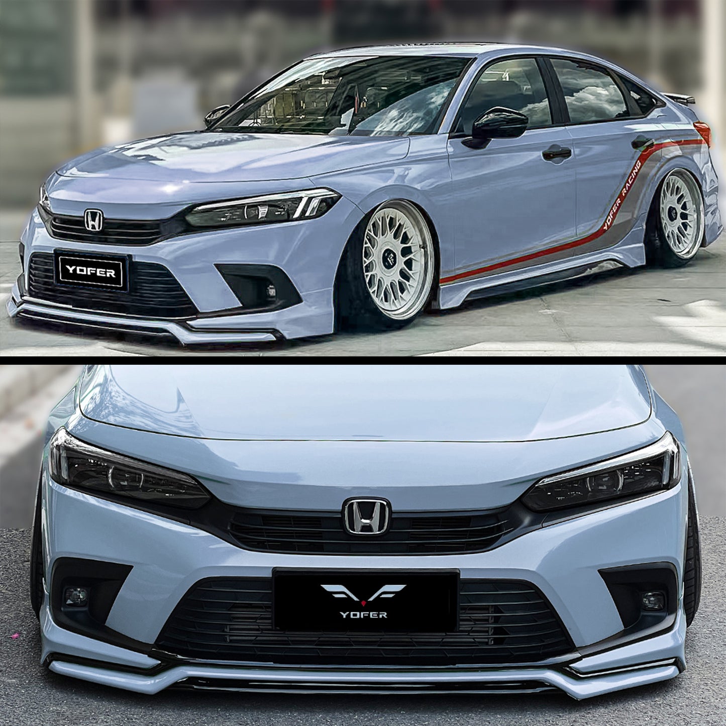 [CIVIC 11TH] YOFER DESIGN© FRONT LIP KIT V2