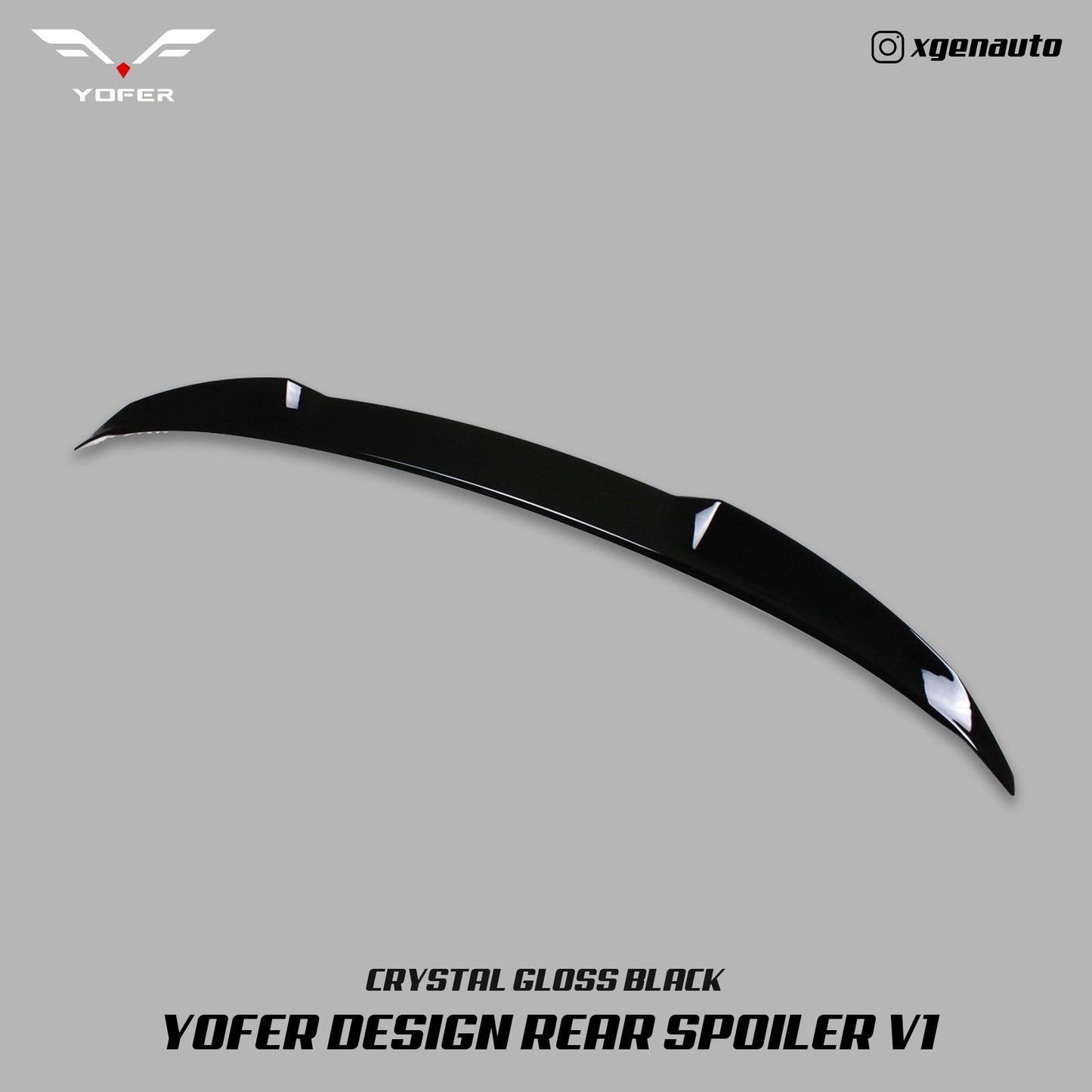 [ACCORD X] YOFER DESIGN© REAR SPOILER V1