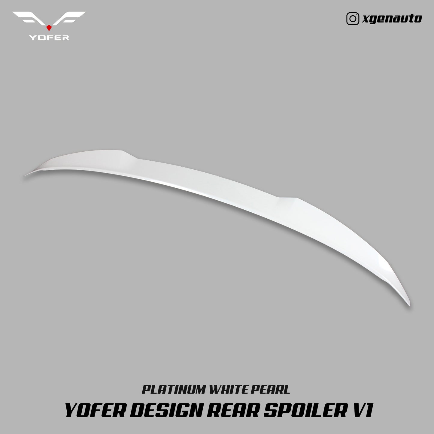 [ACCORD X] YOFER DESIGN© REAR SPOILER V1