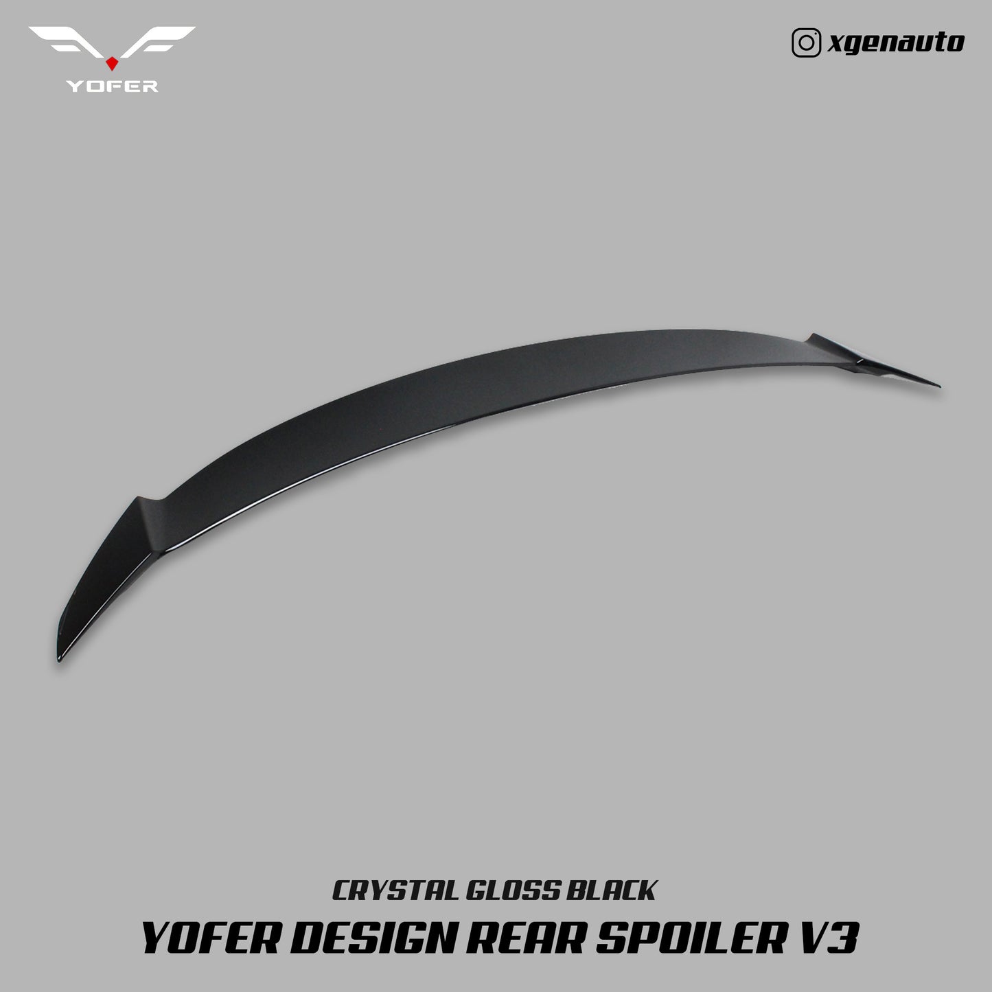 [ACCORD X] YOFER DESIGN© REAR SPOILER V3