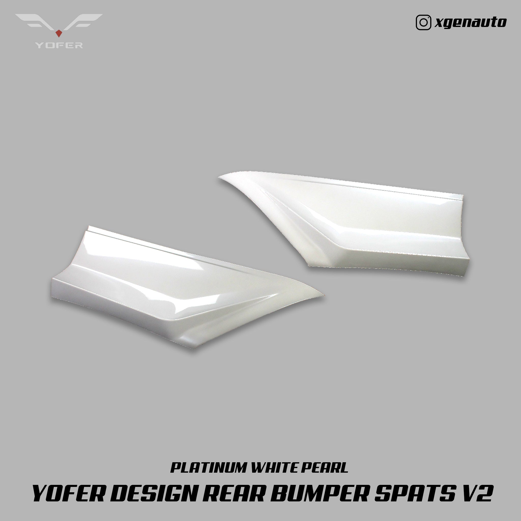 ACCORD X] YOFER DESIGN© REAR BUMPER SPATS V2 – XGENAUTO