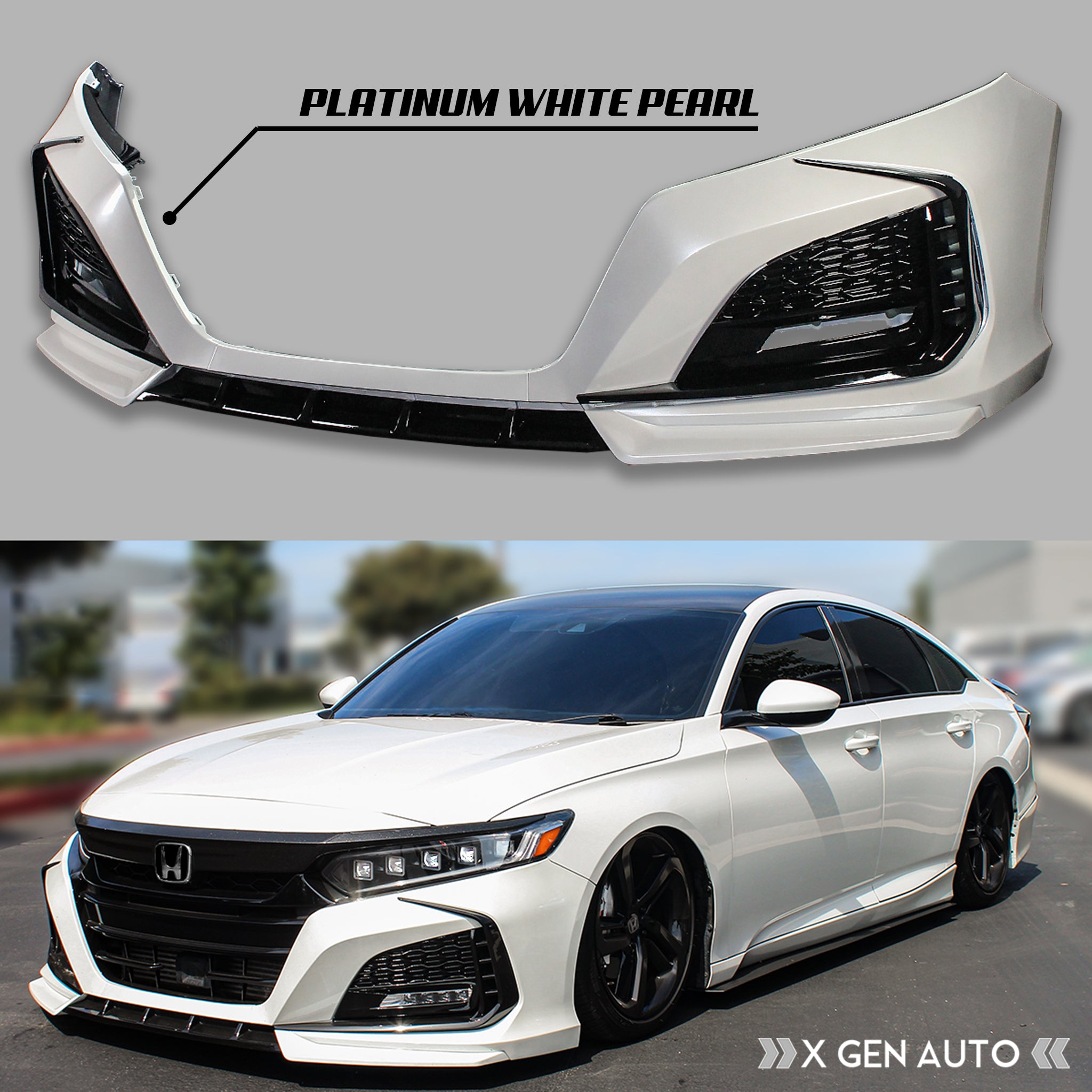 YOFER DESIGN© 3 PIECE FRONT BUMPER – XGENAUTO