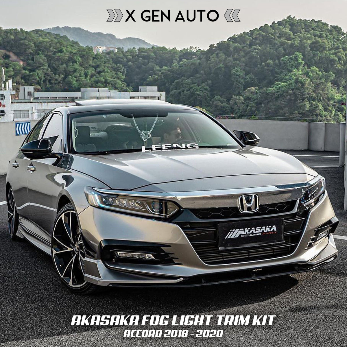 [ACCORD 2018 - 2020] AKASAKA© FOG LIGHT TRIM KIT - XGENAUTO