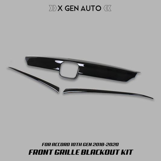 [ACCORD 2018 - 2020] BLACKOUT FRONT GRILLE KIT - XGENAUTO