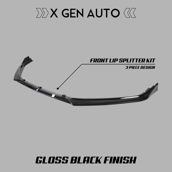 [ACCORD 2018 - 2020] JDM STYLE 3PC FRONT LIP SPLITTER - XGENAUTO