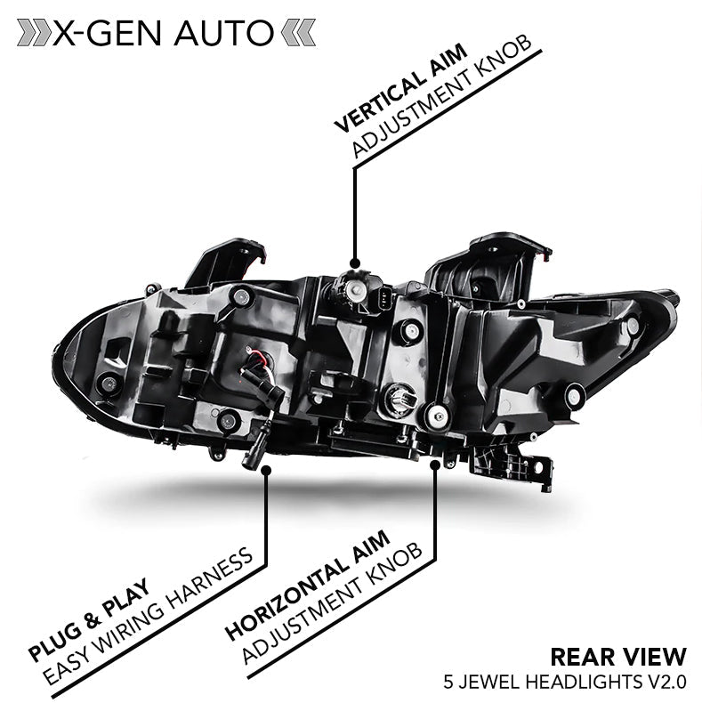 [ACCORD 2018 - 2022] 5 JEWEL HEADLIGHTS V2 - XGENAUTO