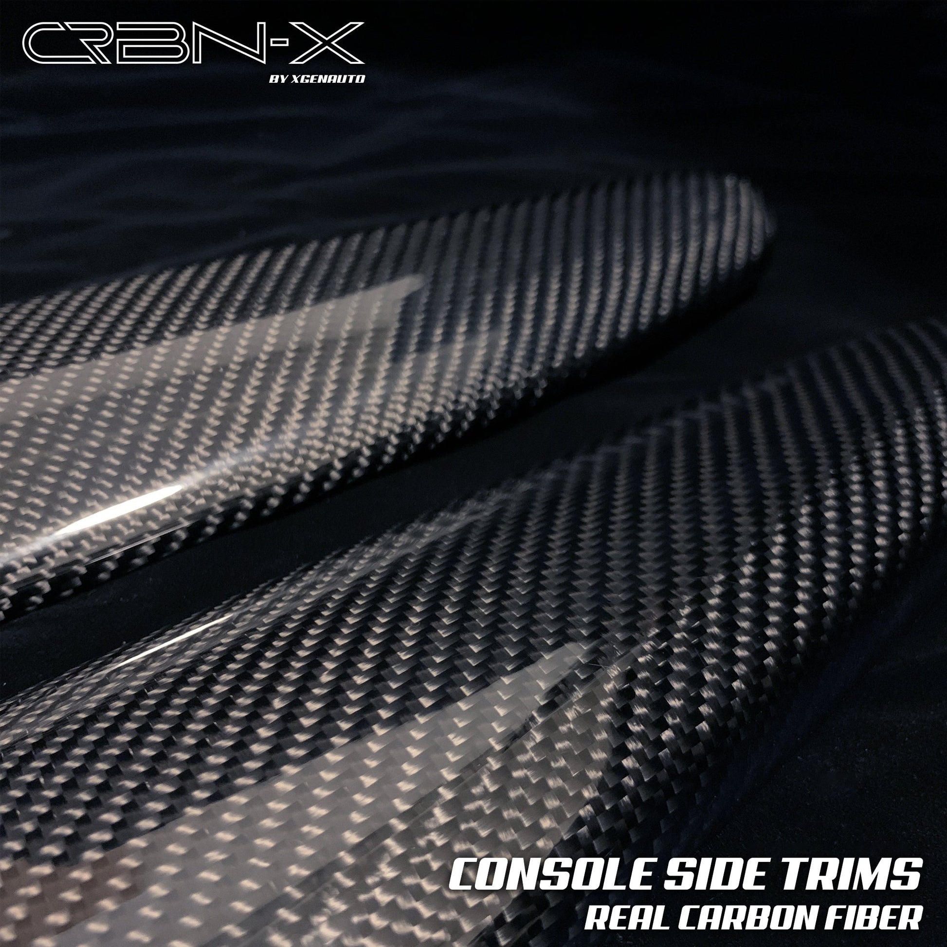 [ACCORD 2018 - 2022] REAL CARBON FIBER CONSOLE SIDE TRIMS - XGENAUTO