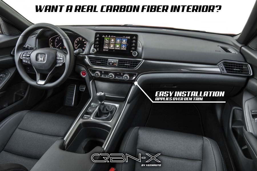 [ACCORD 2018 - 2022] REAL CARBON FIBER DASH TRIM KIT - XGENAUTO