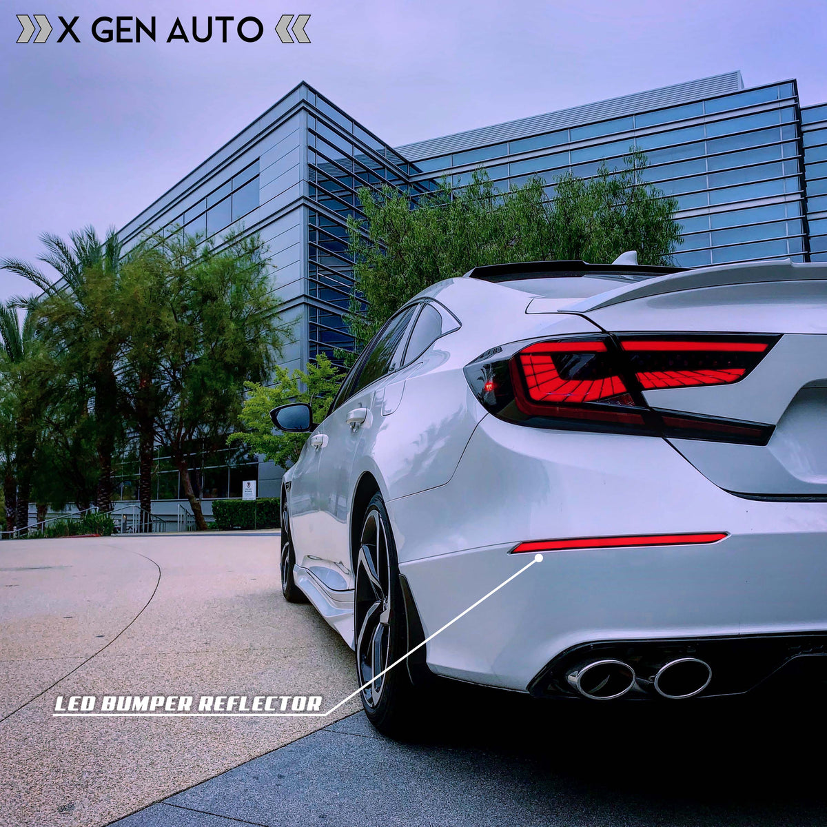 [ACCORD 2018 - 2022] V1 "OEM+ STYLE" LED BUMPER REFLECTORS - XGENAUTO
