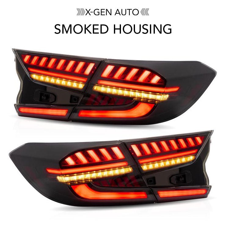 [ACCORD 2018 - 2022] V4 "AUDI STYLE" FULL LED TAIL LIGHTS - XGENAUTO