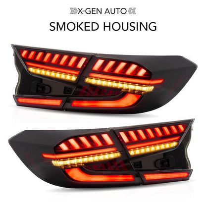 [ACCORD 2018 - 2022] V4 "AUDI STYLE" FULL LED TAIL LIGHTS - XGENAUTO