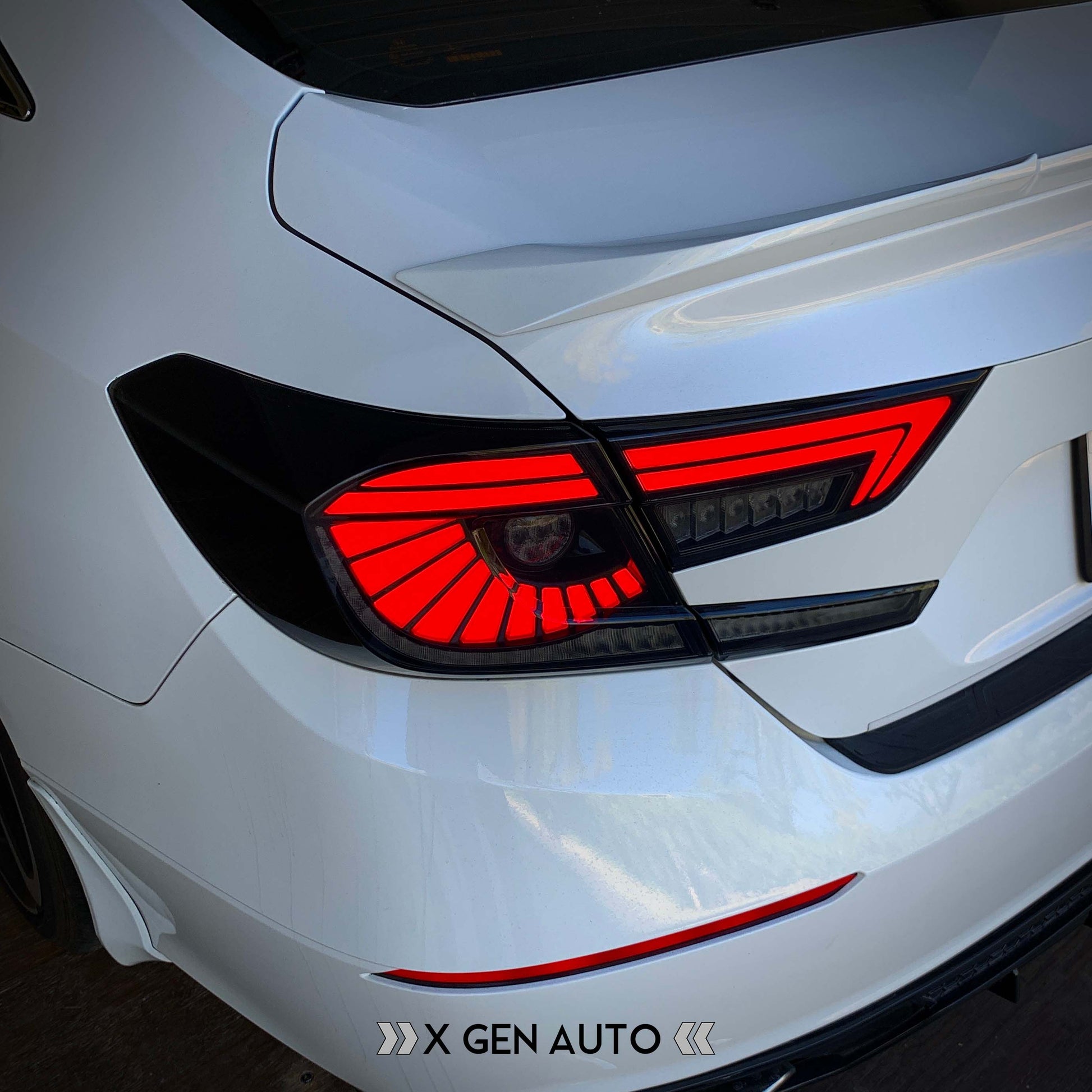[ACCORD 2018 - 2022] V6 "EAGLE EYE" FULL LED TAIL LIGHTS - XGENAUTO