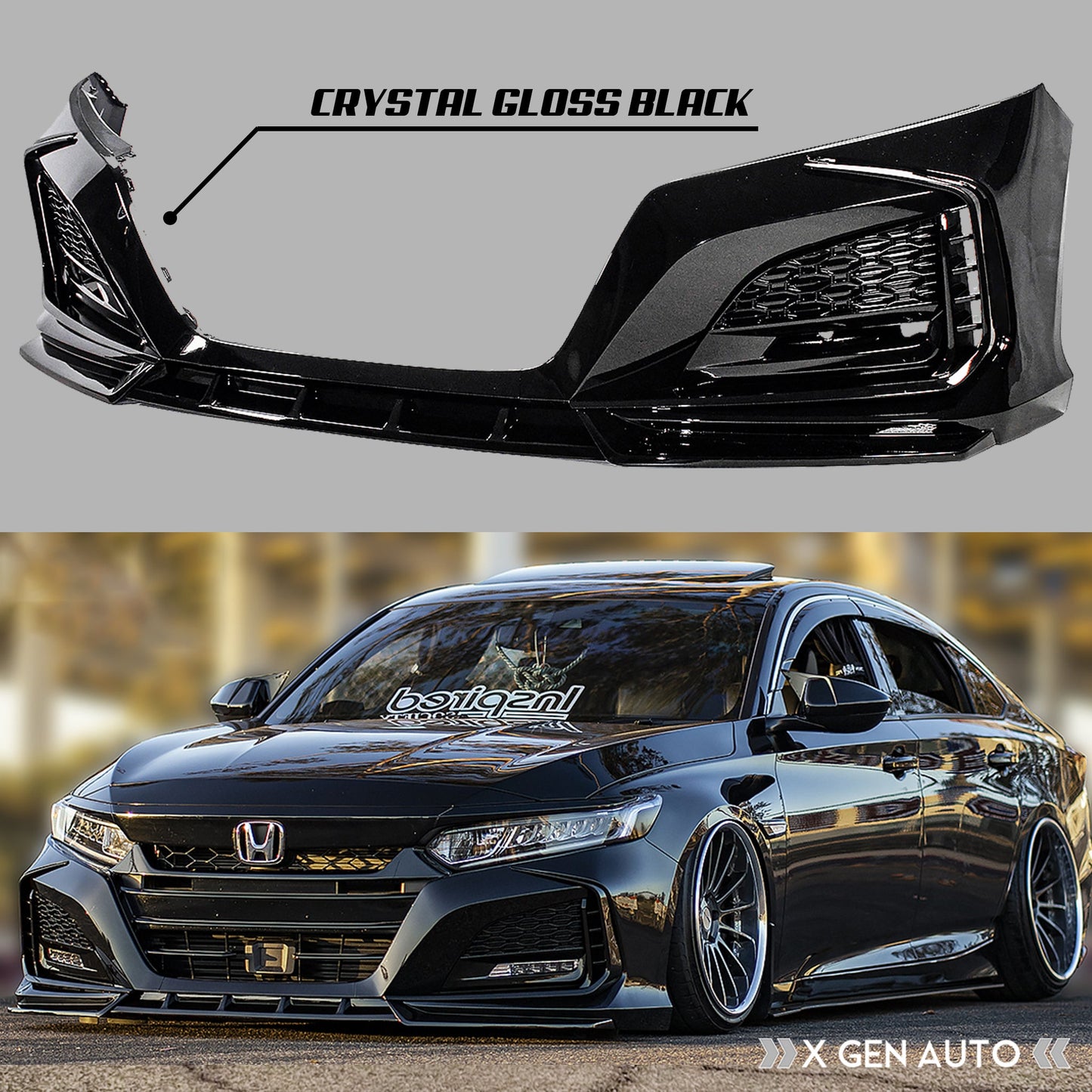 [ACCORD 2018 - 2022] YOFER DESIGN© 3 PIECE FRONT BUMPER KIT - XGENAUTO