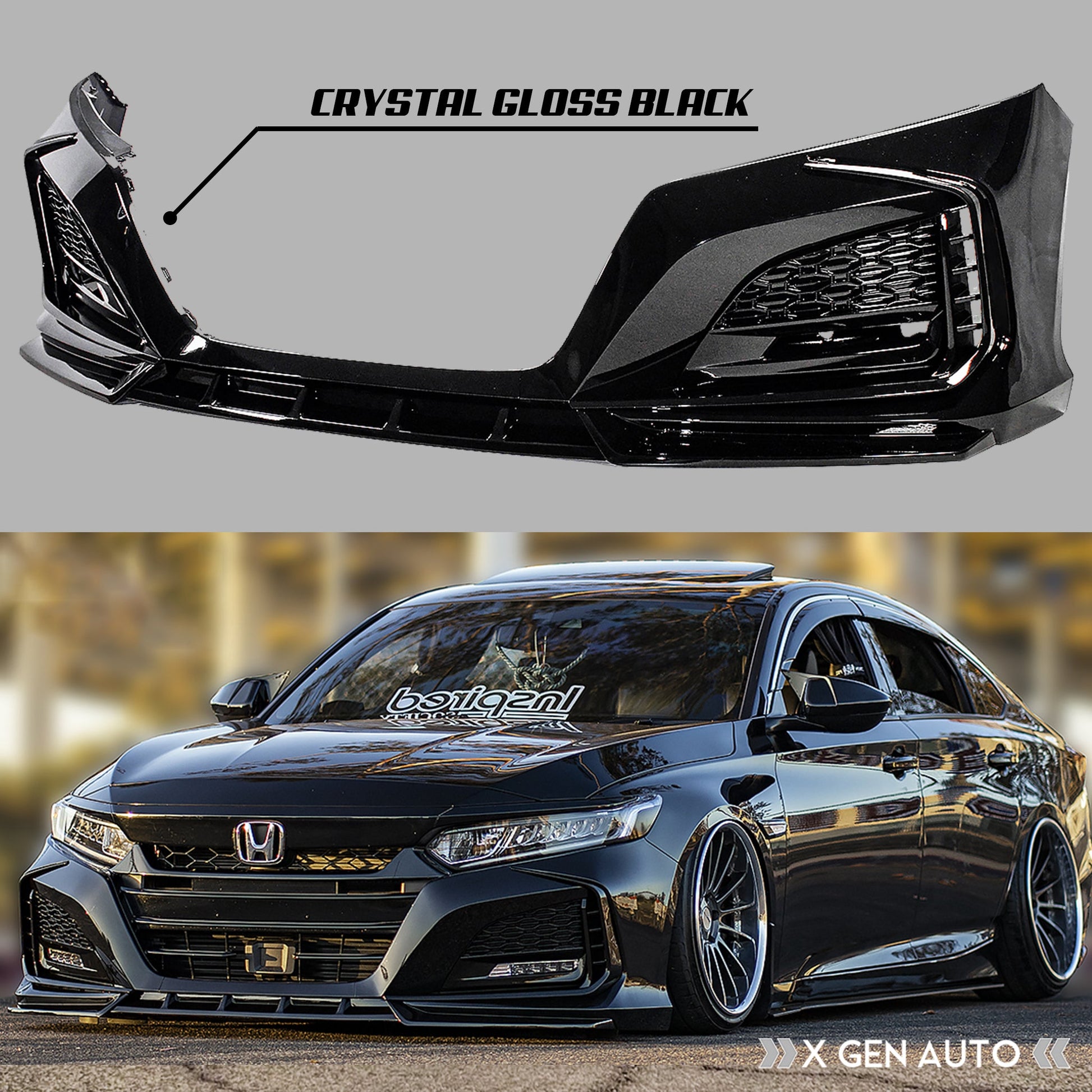 [ACCORD 2018 - 2022] YOFER DESIGN© 3 PIECE FRONT BUMPER KIT - XGENAUTO