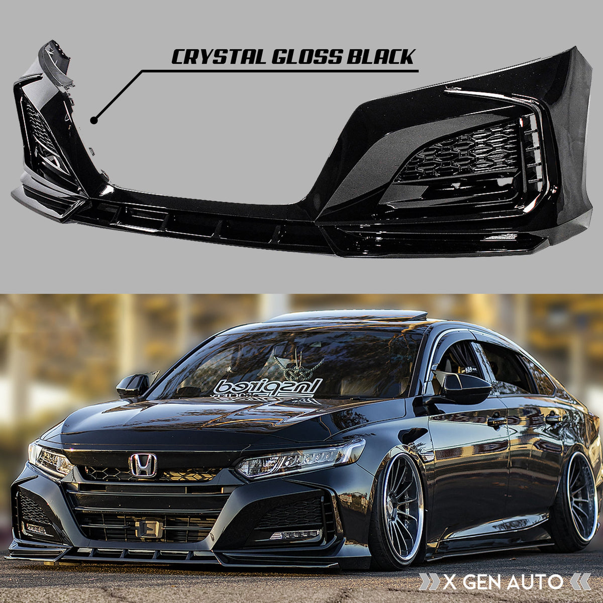 [ACCORD 2018 - 2022] YOFER DESIGN© 3 PIECE FRONT BUMPER KIT - XGENAUTO