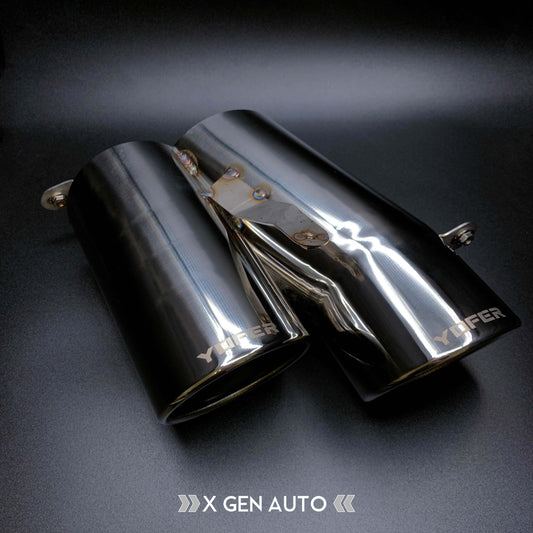 [ACCORD 2018 - 2022] YOFER DESIGN© QUAD EXHAUST TIPS SET - XGENAUTO