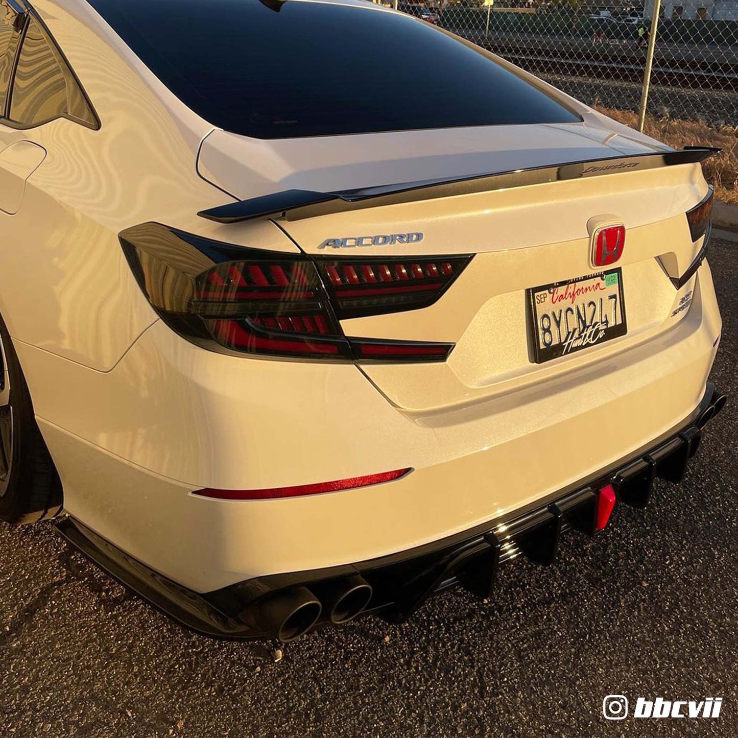 [ACCORD 2018 - 2022] YOFER DESIGN© REAR VALENCE LED DIFFUSER V2 - XGENAUTO