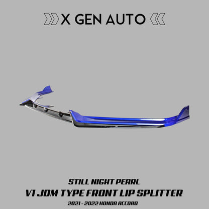 [ACCORD 2021 - 2022] V1 JDM STYLE FRONT SPLITTER - XGENAUTO