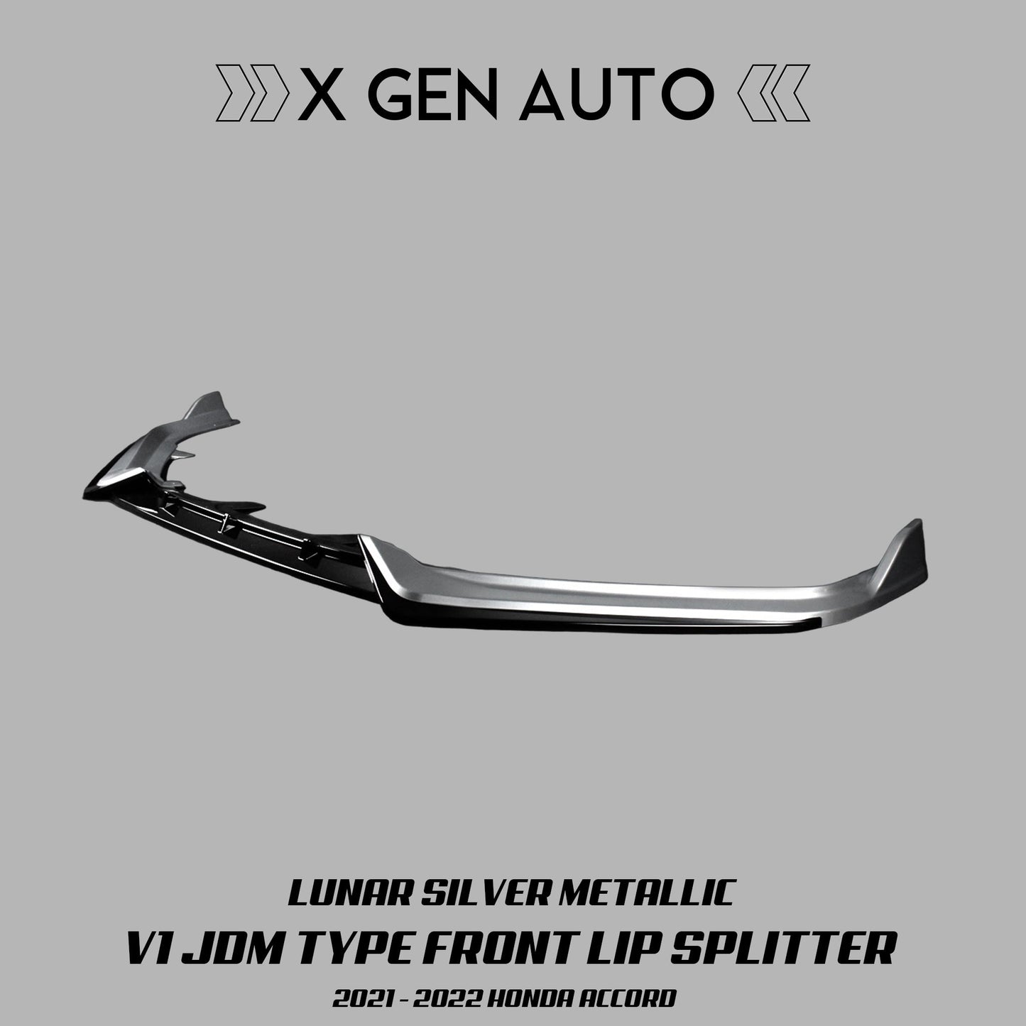 [ACCORD 2021 - 2022] V1 JDM STYLE FRONT SPLITTER - XGENAUTO