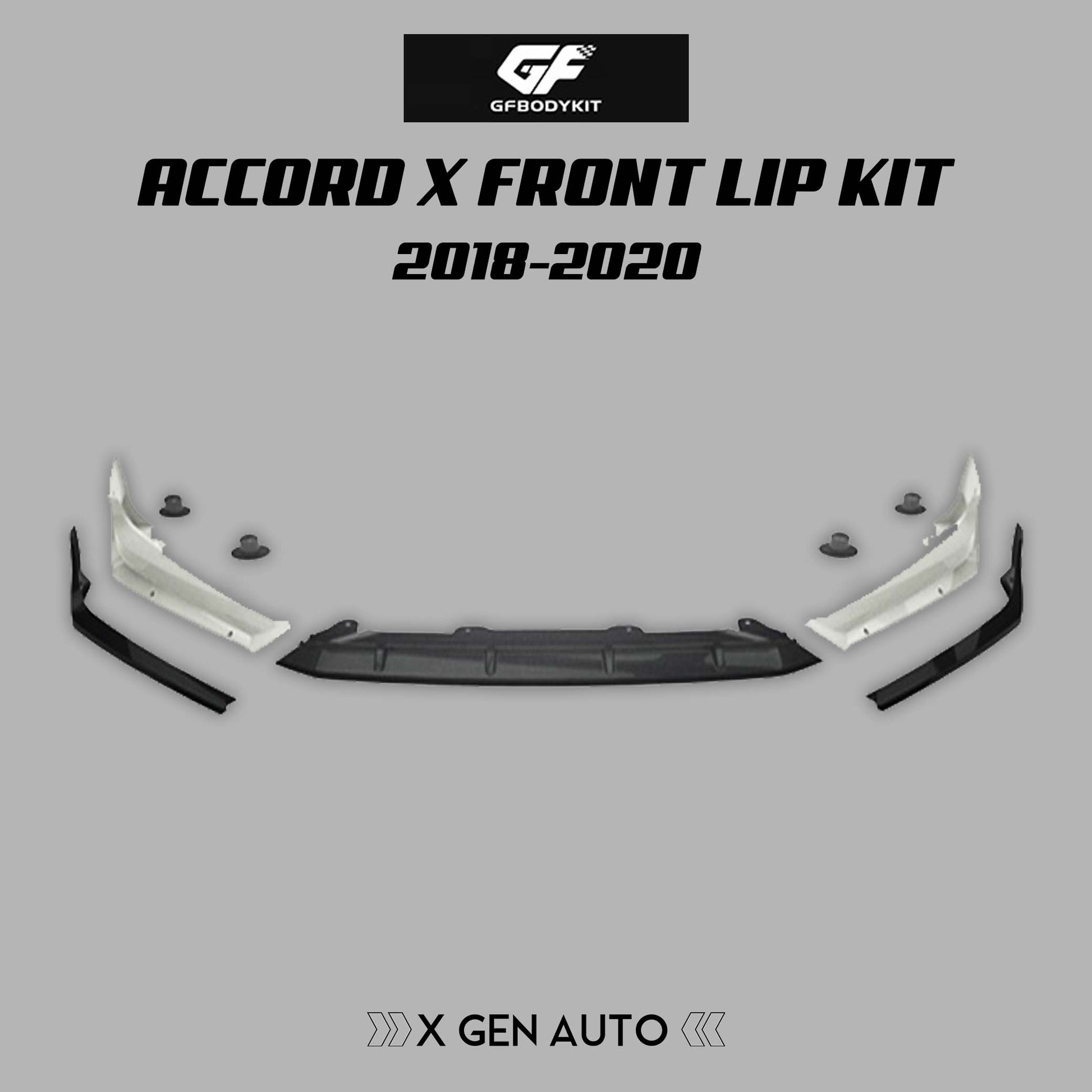 [ACCORD X 2018 - 2020] GF BODYKIT© FRONT LIP - XGENAUTO